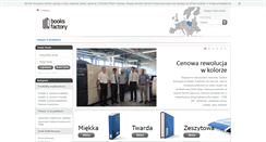Desktop Screenshot of booksfactory.pl